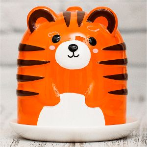 Кружка с блюдцем Тигренок Кружка с блюдцем Тигренок
