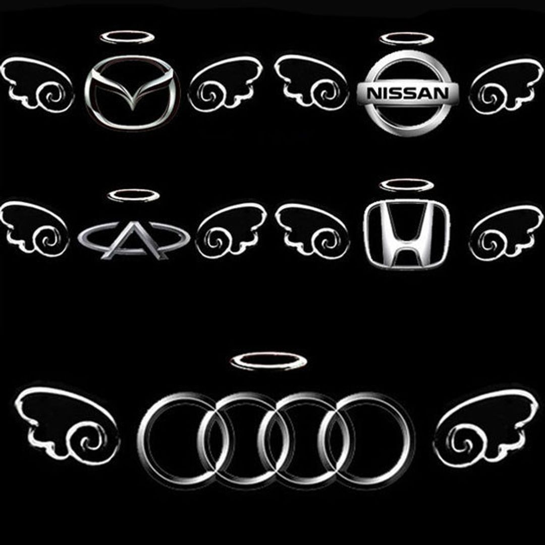 Наклейка на эмблему авто Ангел Наклейка на эмблему авто Ангел