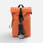 Зонт обратного сложения с ручкой-карабином Foldberry (черный)