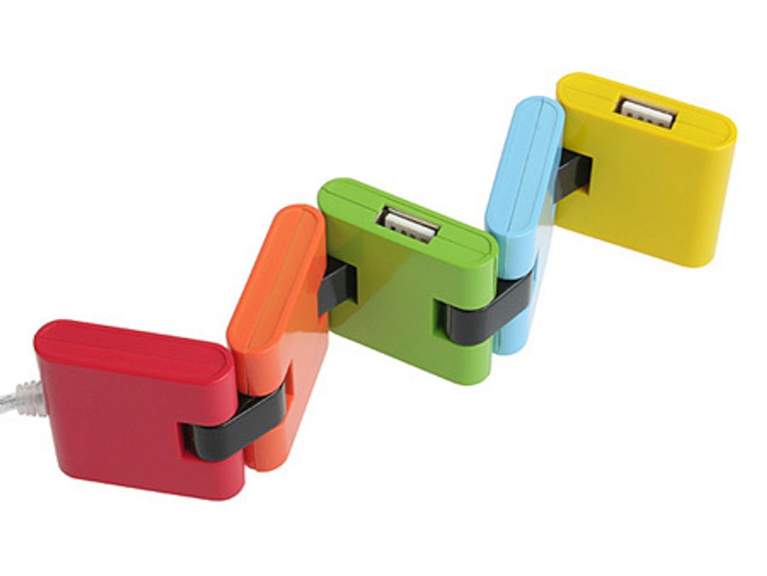 USB Хаб Змейка Квадратная USB Хаб Змейка Квадратная