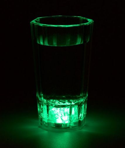 Сверкающая Рюмка Зеленая MT5001