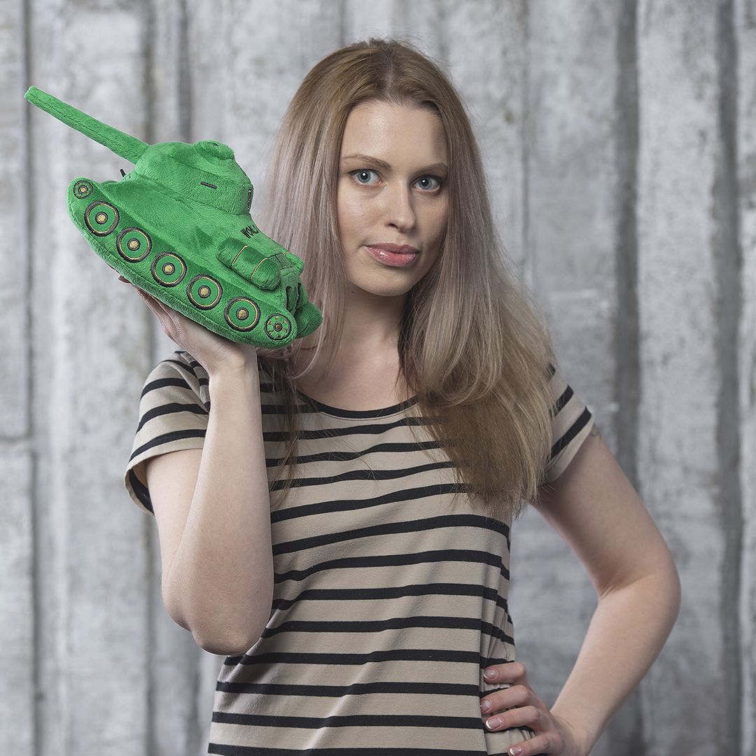 Мягкая игрушка Танк Т-34 World of Tanks (маленький)