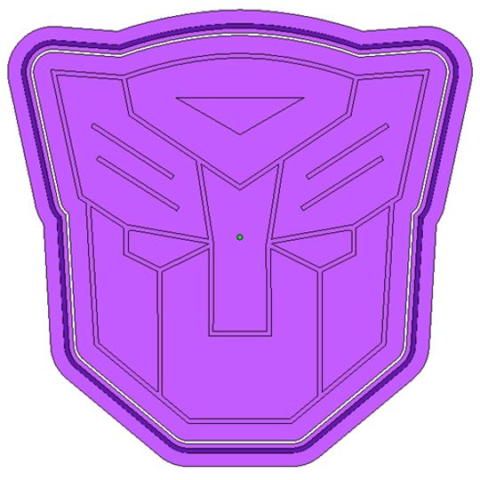                                      Форма для печенья Transformers Автоботы (эмблема)