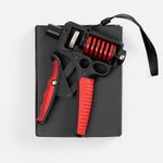 Эспандер кистевой пружинный Motive Power (черный с красным)