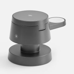 Станция беспроводной зарядки с подсветкой Lume (серый)