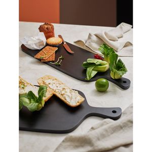 Доска сервировочная Rubris (23х70 см, черная)