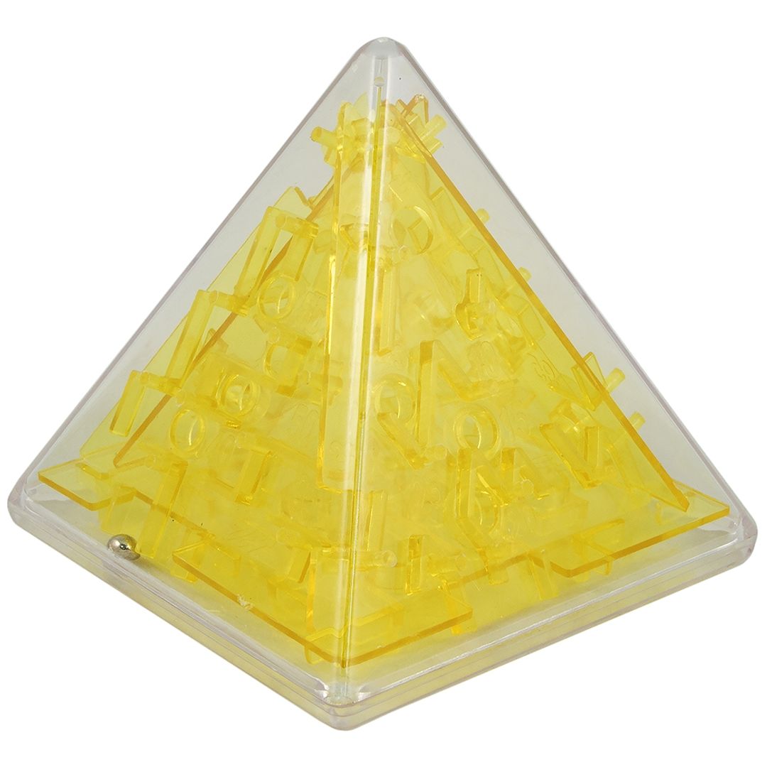 Головоломка Лабиринт Пирамида (Желтый) Головоломка Лабиринт Пирамида (Желтый)