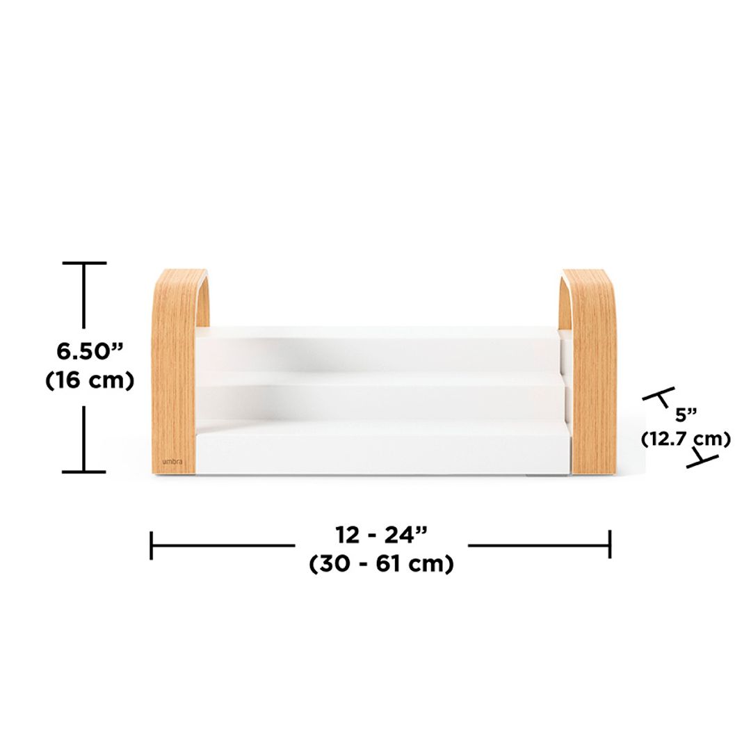 Полка для специй трехъярусная раздвижная Bellwood Полка для специй трехъярусная раздвижная Bellwood