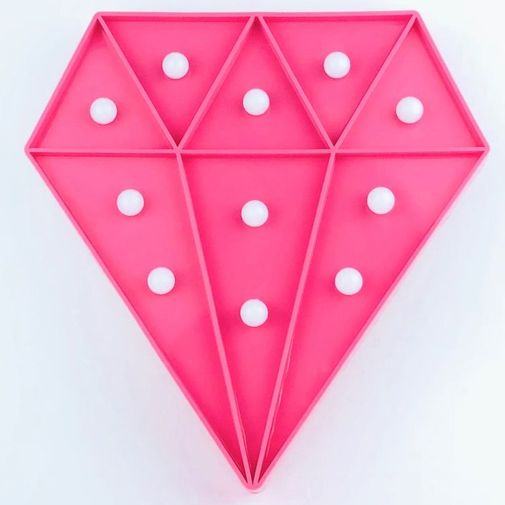 Светильник Бриллиант (Розовый) Светильник Бриллиант (Розовый)