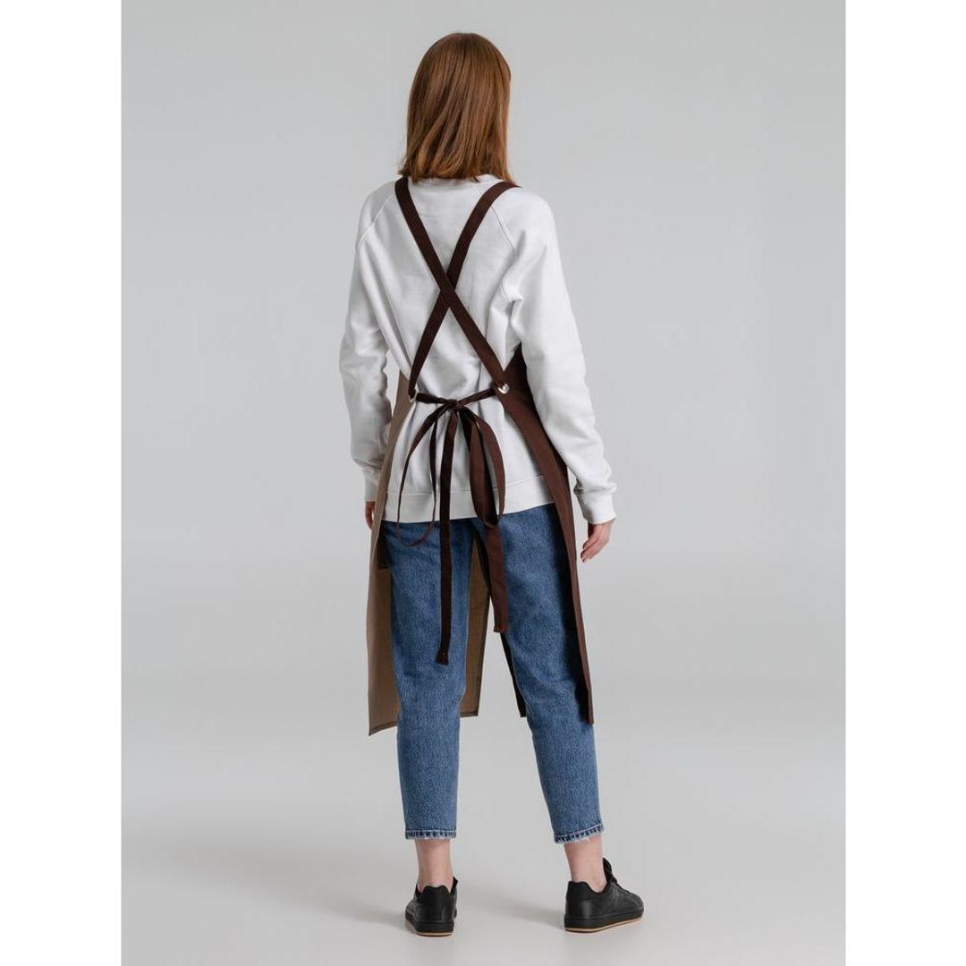 Фартук Picante (коричневый с бежевым)