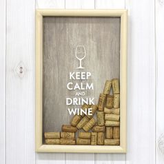 Копилка для винных пробок Keep Calm And Drink Wine