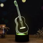 3D Лампа Гитара