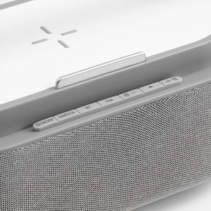 Колонка с часами и беспроводной зарядкой Veske ver.2 (серый) Колонка с часами и беспроводной зарядкой Veske ver.2 (серый)