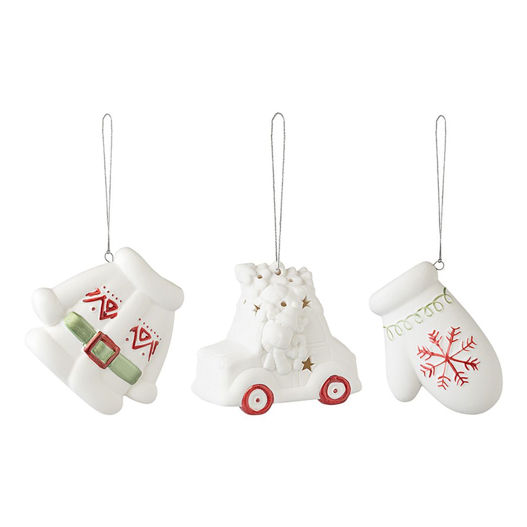 Набор ёлочных украшений с подсветкой Classy ornaments (3 шт.) Набор ёлочных украшений с подсветкой Classy ornaments (3 шт.)