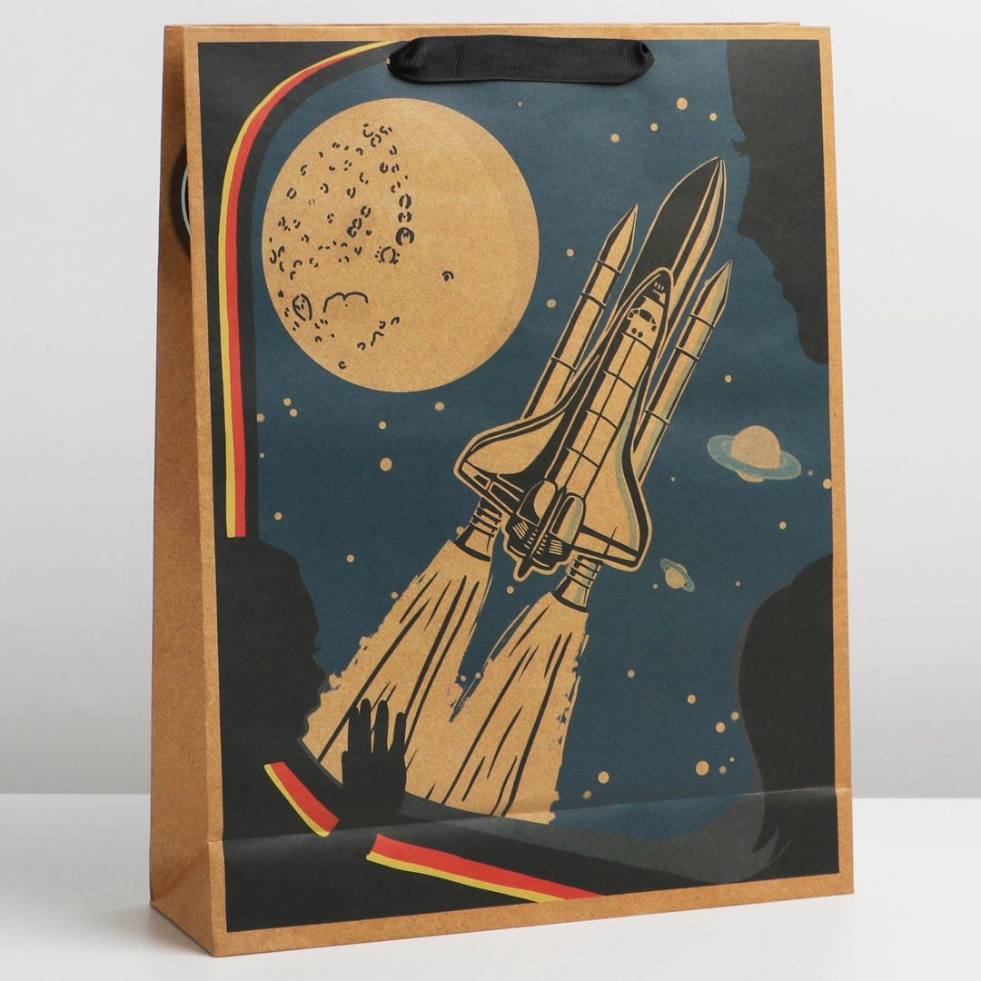 Подарочный пакет Космос (31 х 40 х 12 см)