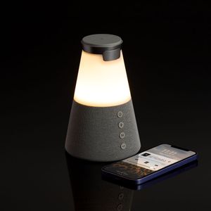 Bluetooth-колонка с беспроводной зарядкой и подсветкой Cone Sonance (серый)
