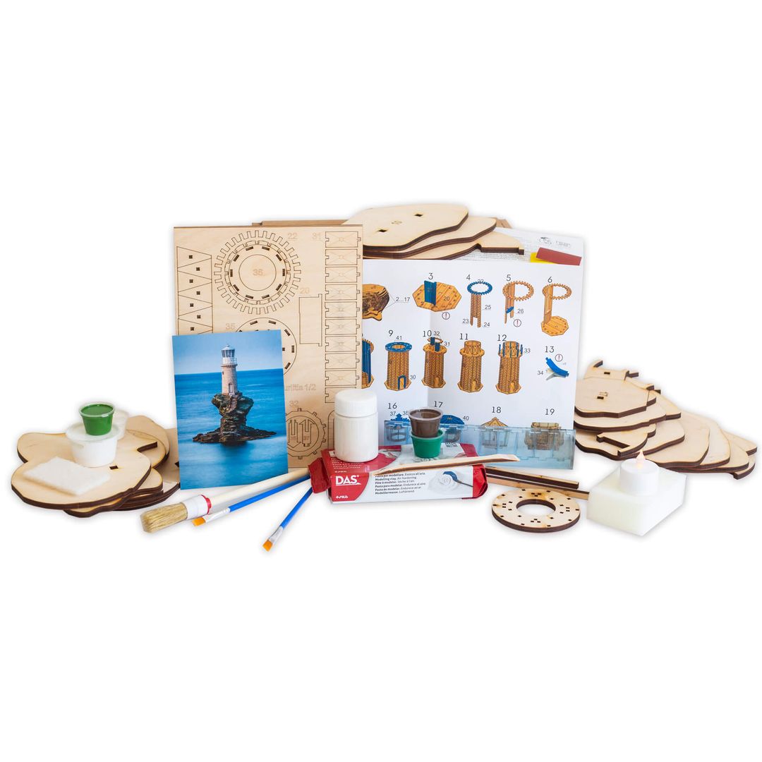 Модель сборная Маяк на скале Турлитис (Греция)