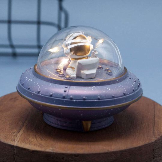 Ночник НЛО Flying saucer (Фиолетовый)