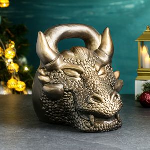 Копилка Гиря Дракон (Бронзовая)