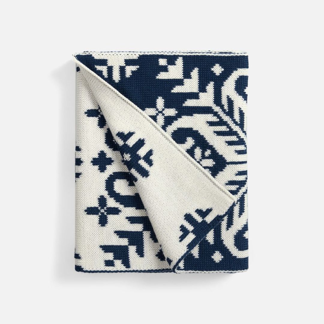 Шарф Wintertude M (синий с белым)