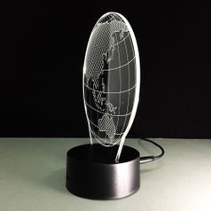 3D Лампа Глобус