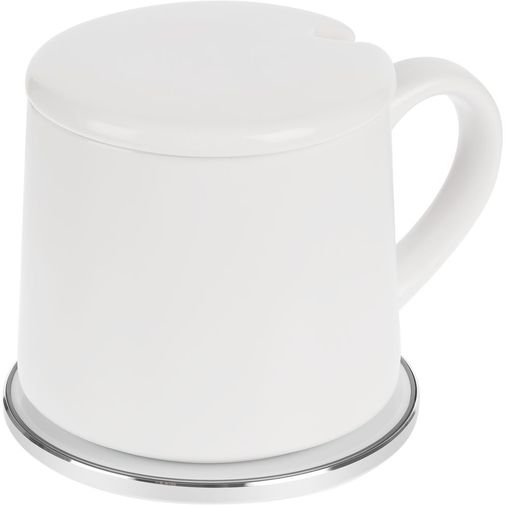 Кружка с подогревом и беспроводной зарядкой Dual Base Matt (Белая)