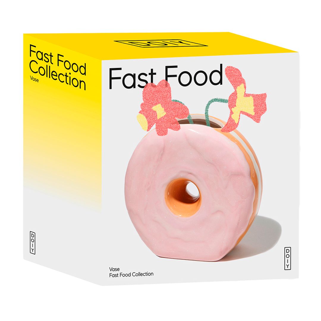 Ваза для цветов Fast Food Donut (16 см)