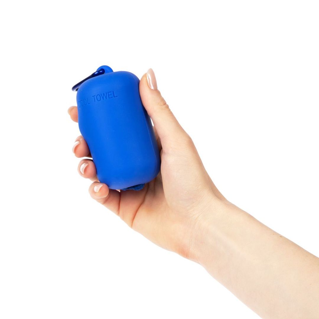 Охлаждающее полотенце Narvik в силиконовом чехле (синий) Охлаждающее полотенце Narvik в силиконовом чехле (синий)