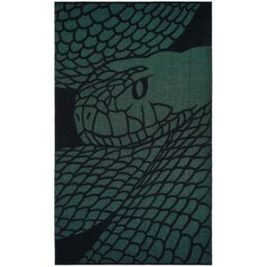 Плед Serpentica (Черный с люрексом)