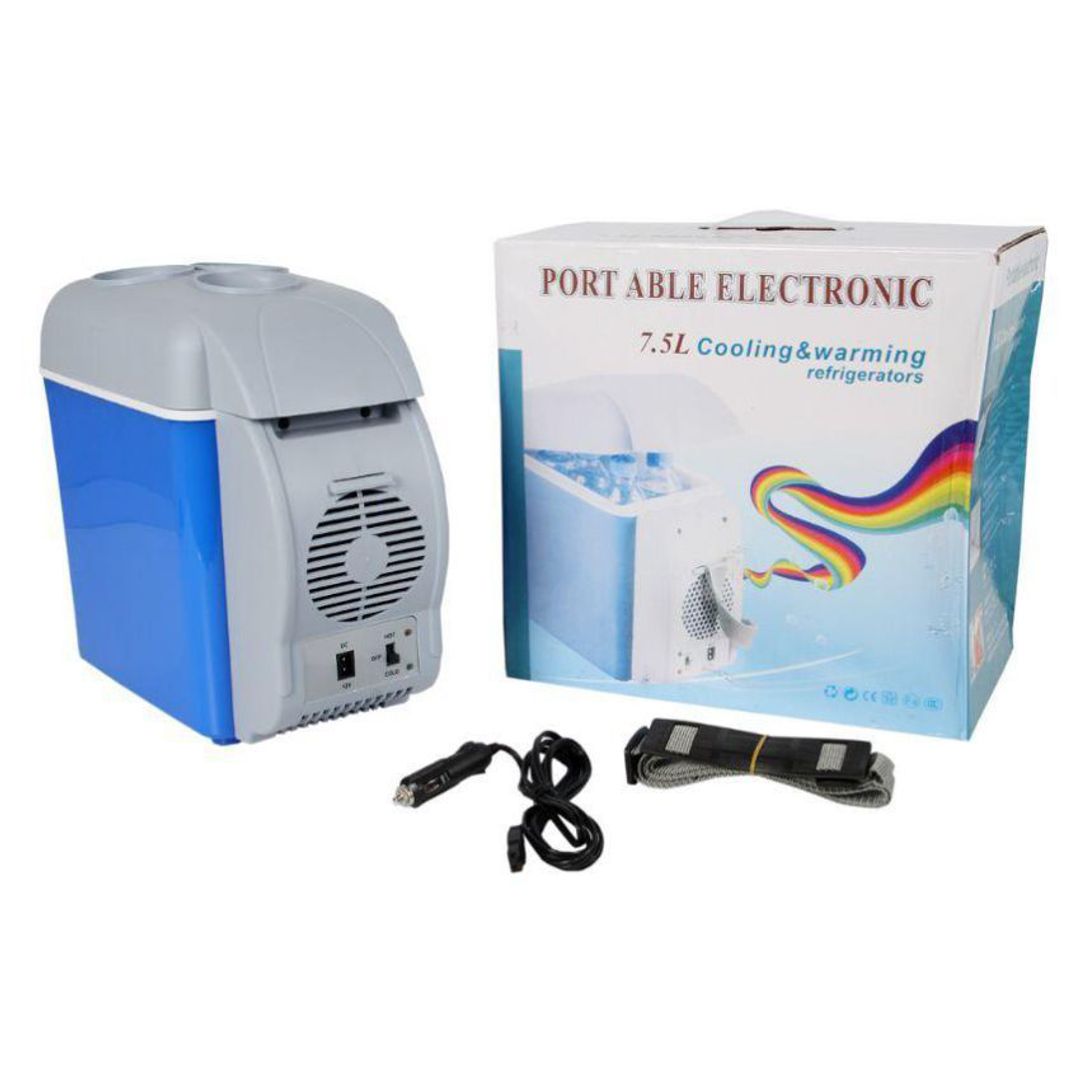 Холодильник с функцией подогрева для авто (7,5 л, 12В)