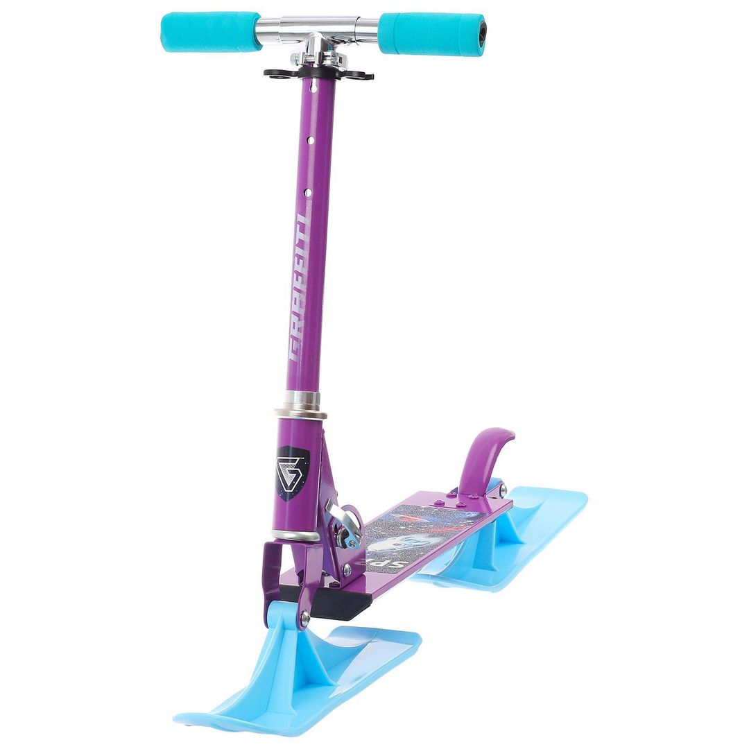 Самокат-снегокат Space is waiting (2 в 1)