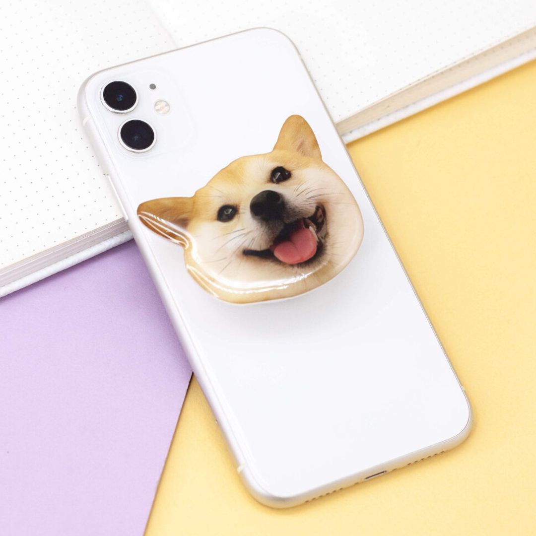 Попсокет Собачка Smile dog Попсокет Собачка Smile dog