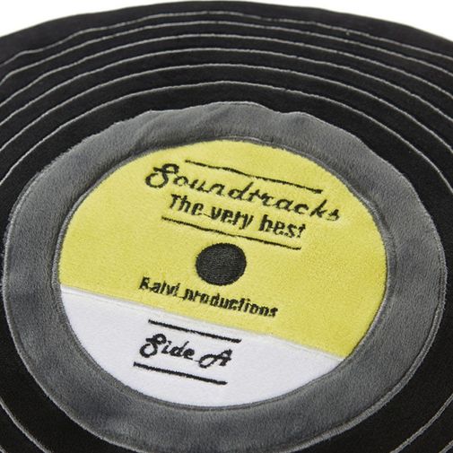 Подушка диванная Виниловая пластинка Soundtracks