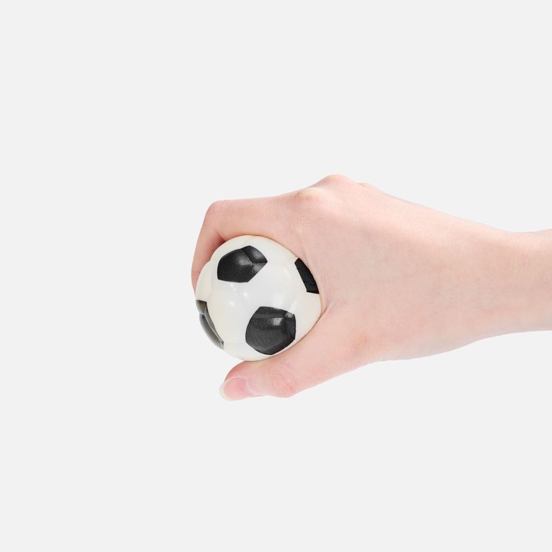 Бутылка с антистрессом Footballer (синий)