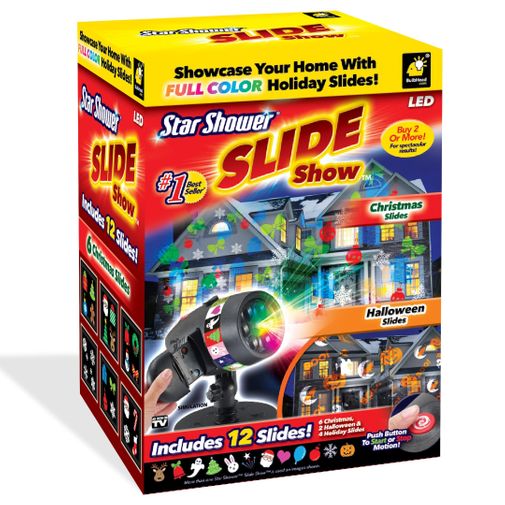 Светодиодный Лазерный Проектор для подсветки дома Slide Show (12 слайдов)