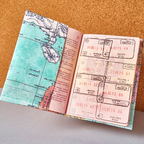 Обложка для паспорта New wallet New Voyager