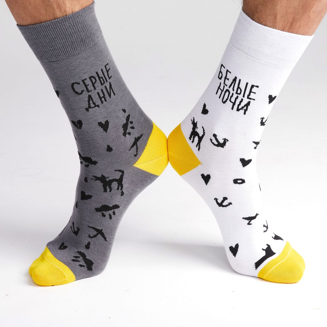 Носки Белые ночи, серые дни Носки Белые ночи, серые дни