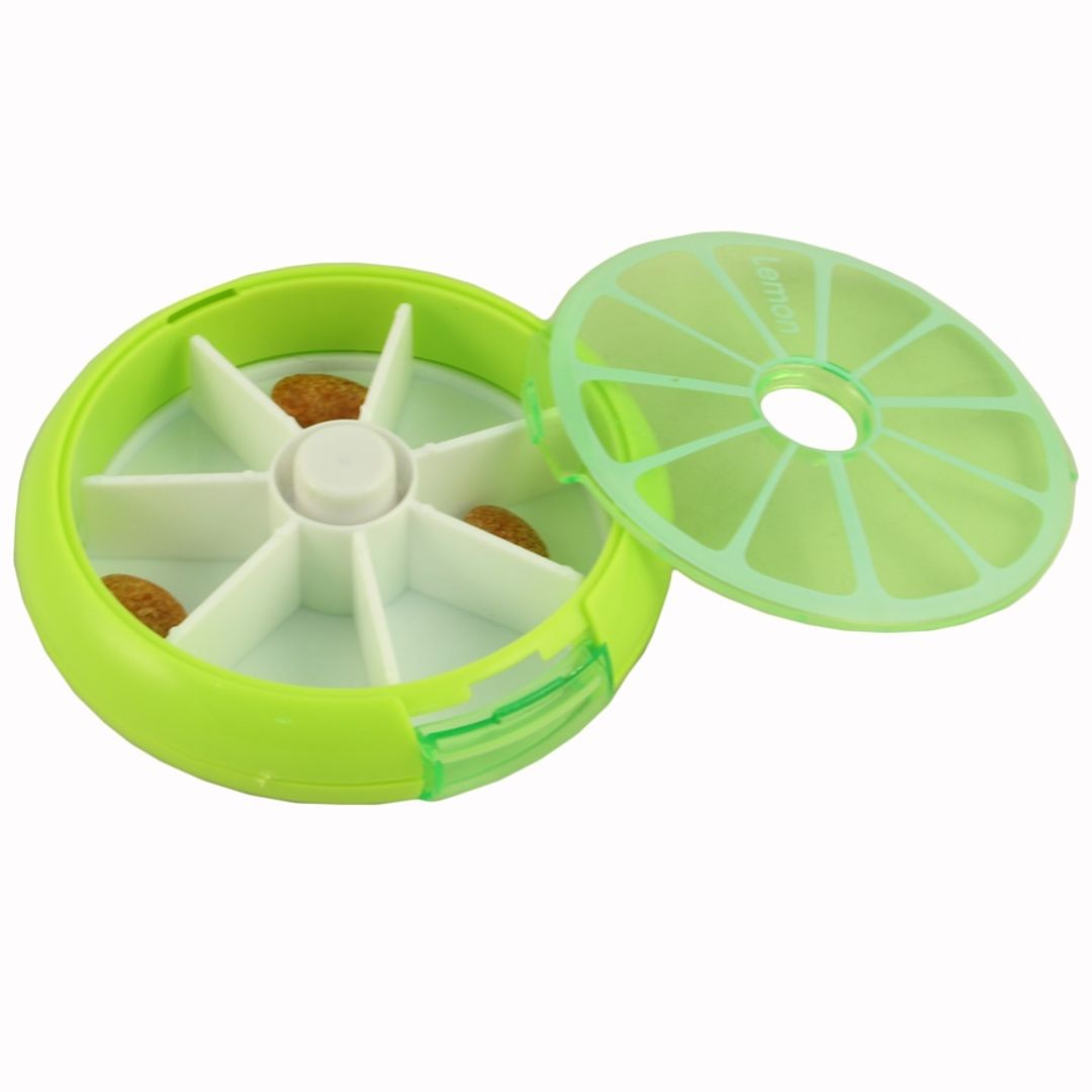 Таблетница Цитрус (Лайм) Со снятой верхней крышкой Таблетница Цитрус (Лайм) Со снятой верхней крышкой