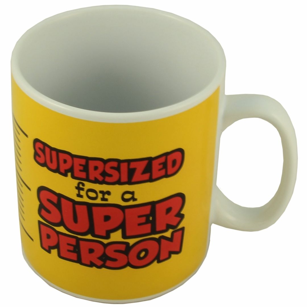 Гигантская кружка Supersized for a Super Person по цене 790 ₽