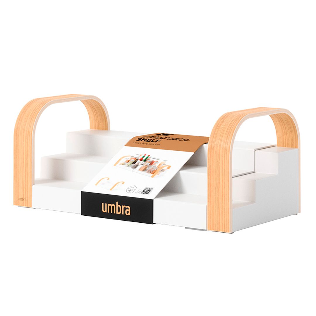 Полка для специй трехъярусная раздвижная Bellwood Полка для специй трехъярусная раздвижная Bellwood