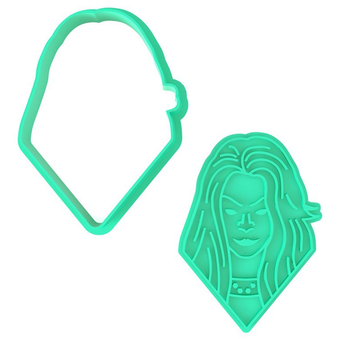 Форма для печенья Стражи Галактики Гамора Форма для печенья Стражи Галактики Гамора