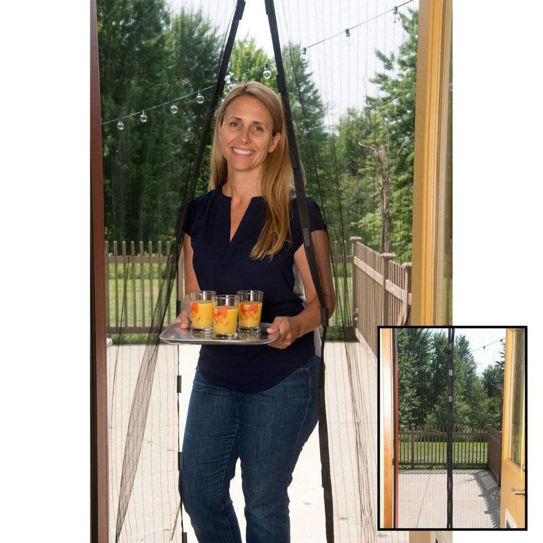 Москитная сетка на дверь на магнитах Magic Mesh