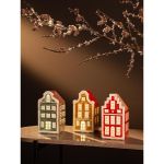 Домик с подсветкой Aulum из коллекции New Year Essential, 16 см