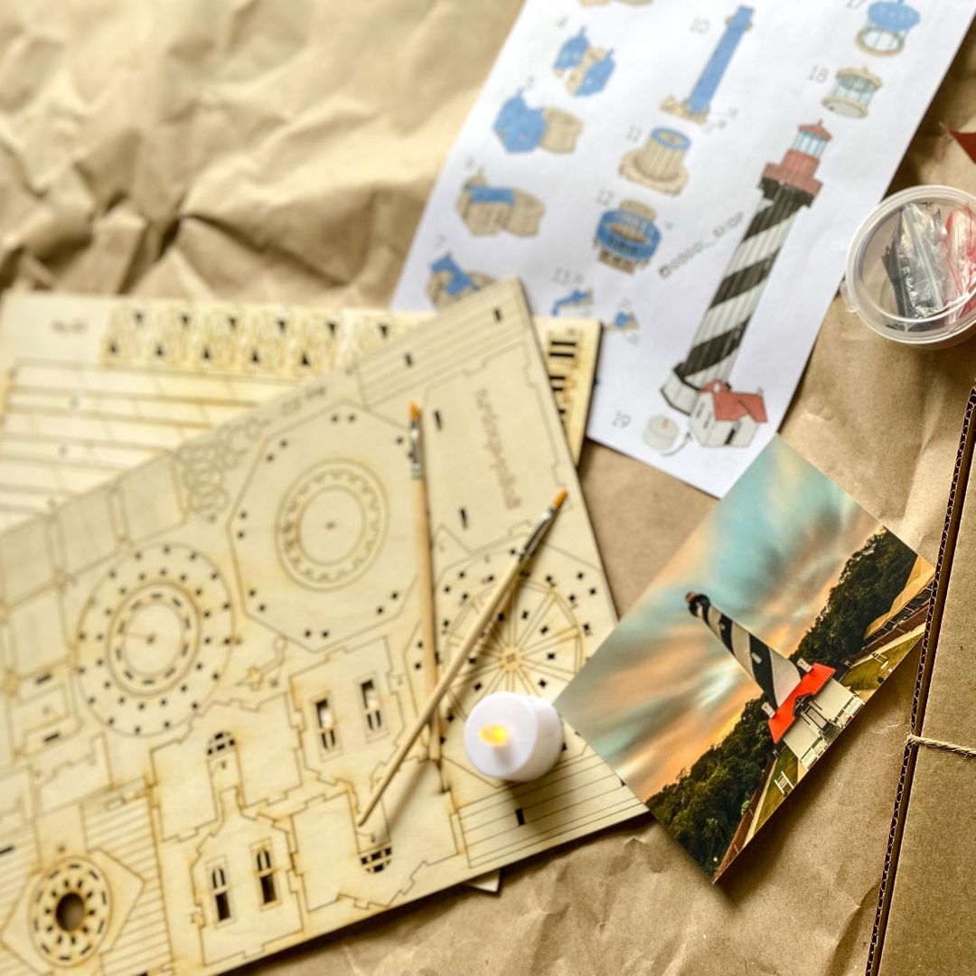 Модель сборная Маяк Сент Огастин (Флорида, США) Модель сборная Маяк Сент Огастин (Флорида, США)