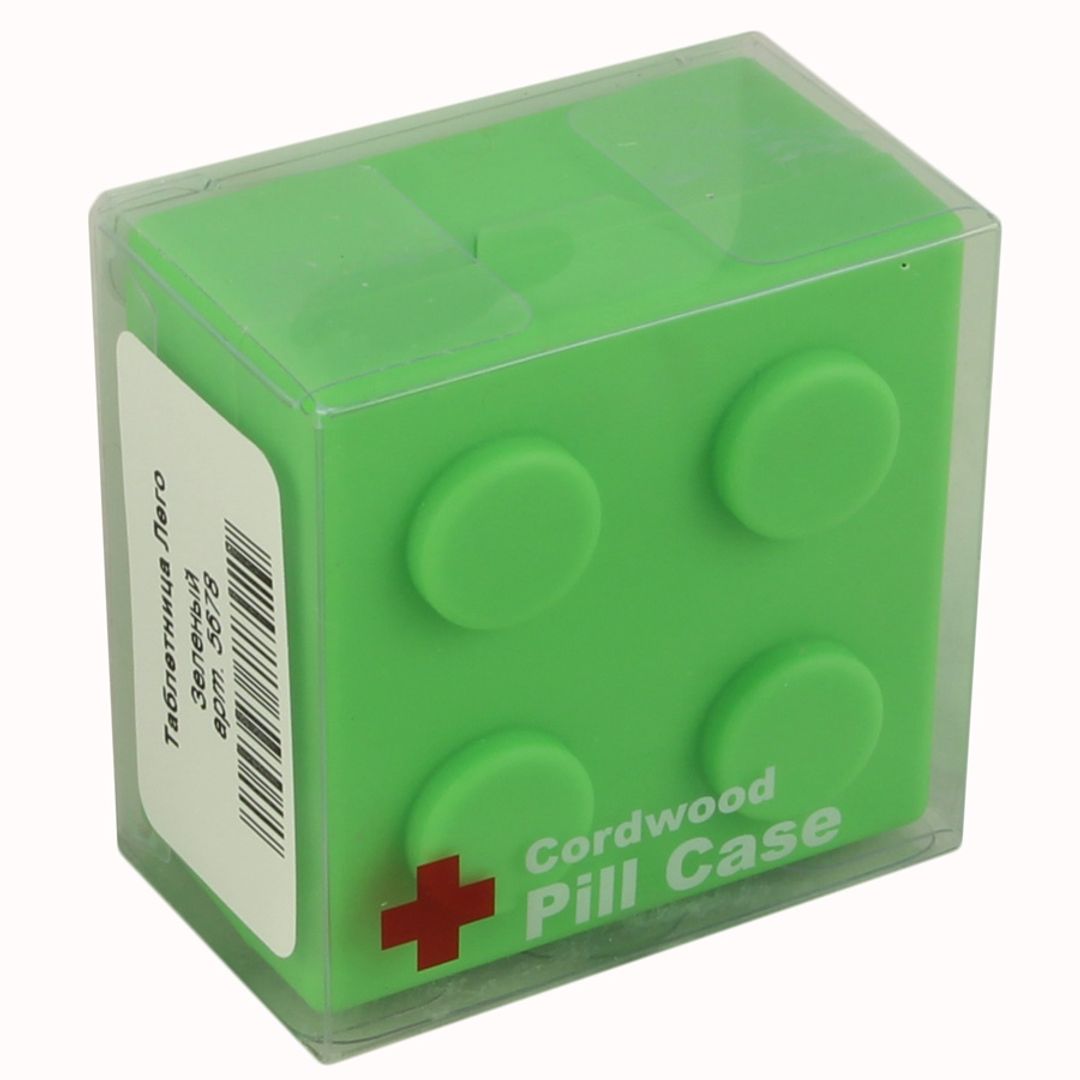 Таблетница Лего (Зеленая) Упаковка Таблетница Лего (Зеленая) Упаковка