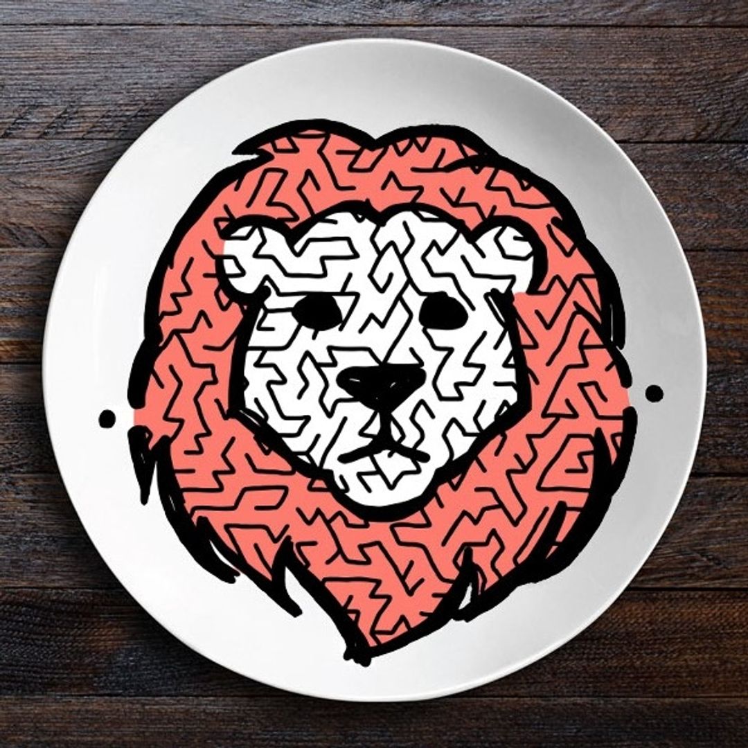 Набор тарелок лабиринтов ЗооЛаб