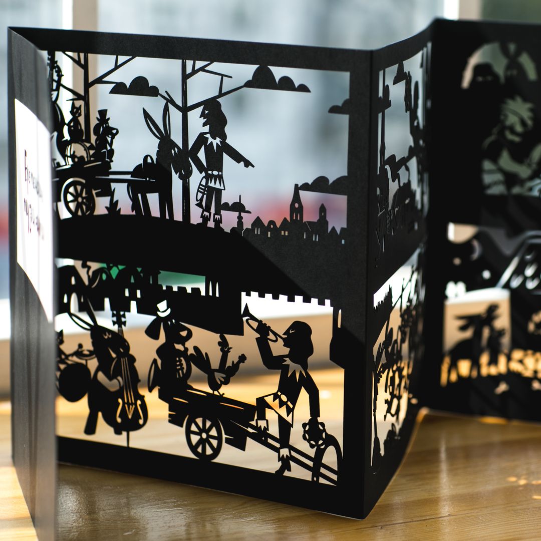 Книга Театр теней Бременские музыканты Книга Театр теней Бременские музыканты