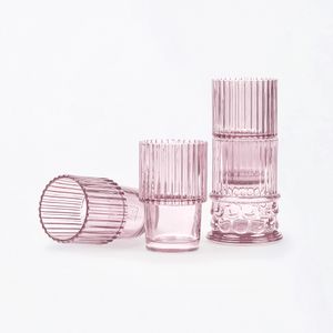 Набор из 4-х стаканов Athena (Розовый)