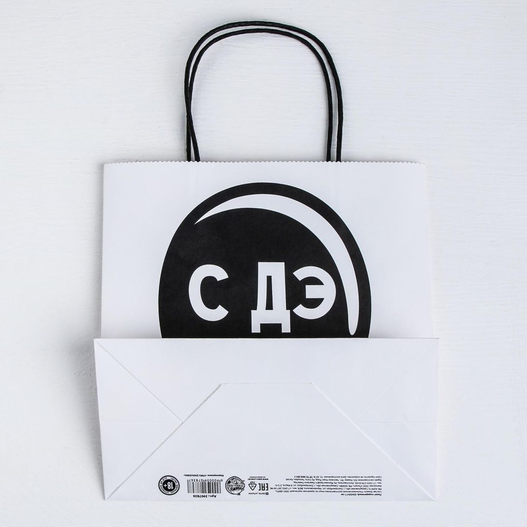 Подарочный пакет С Дэ Рэ (22 х 22 х 11 см)