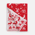 Шарф Holidale (красный с молочным) Шарф Holidale (красный с молочным)